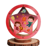  ĐÈN TRUNG THU GỖ NGÔI SAO- Chipchipshop 