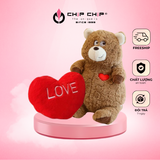  GẤU BÔNG TEDDY LỘN TRÁI TIM ĐÁNG YÊU 2IN1 - CHIPCHIPSHOP 