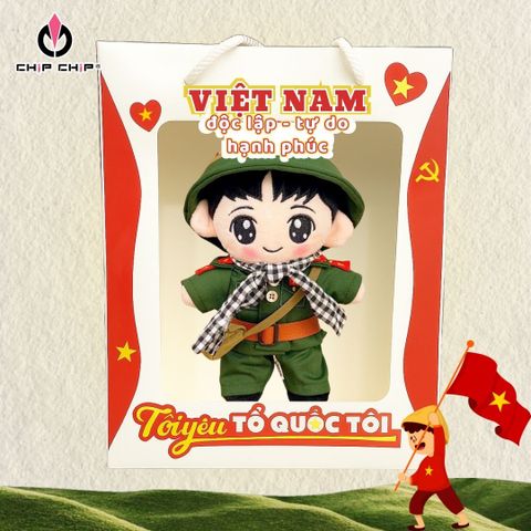 gấu bông yêu nước