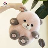  GẤU BÔNG PIPU HỒNG XÁM - chipchipshop 