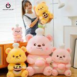  GẤU BÔNG GẤU POOH ĐẦU BẾP ÔM HỦ MẬT - chipchipshop 