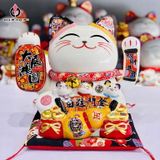  Mèo Thần Tài Vẫy Tay Thu Hút Tài Lộc 28cm 