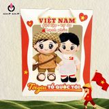  Gấu Bông A80 Đồng Chí Vệ Quốc Quân 25 cm - CHIPCHIPSHOP 