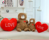  GẤU BÔNG TEDDY LỘN TRÁI TIM ĐÁNG YÊU 2IN1 - CHIPCHIPSHOP 