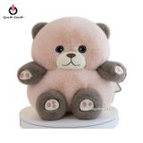  GẤU BÔNG PIPU HỒNG XÁM - chipchipshop 