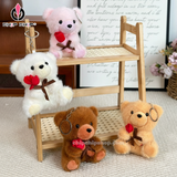  Móc Khóa Gấu Ôm Hoa 