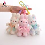  Móc Khóa Thỏ Mặc Đầm Hoa 