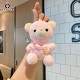  Móc Khóa Teddy Ôm Tim 