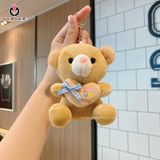  Móc Khóa Teddy Ôm Tim 