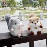  Móc Khóa Nhồi Bông Sóc Con 