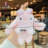  Móc Khóa Thỏ Tai Cụp 