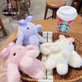  Móc Khóa Thỏ Tai Cụp 