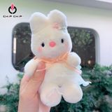  Móc Khóa Thỏ Mặc Đầm Hoa 