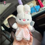  Móc Khóa Thỏ Mặc Đầm Hoa 