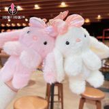  Móc Khóa Thỏ Tai Cụp 