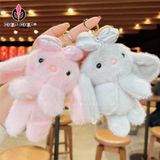  Móc Khóa Thỏ Tai Cụp 