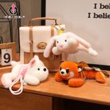  Móc Khóa Thỏ Lười Lông Xù 