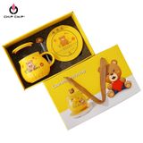  Ly Sư Thỏ Hồng 440ml Kèm Đế Hâm Nóng - ChipChipShop 