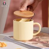  Ly Sứ Nắp Gỗ 400ml - Chipchipshop 