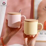  Ly Sứ Nắp Gỗ 400ml - Chipchipshop 