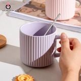  Ly Sứ Nắp Gỗ 400ml - Chipchipshop 