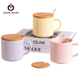  Ly Sứ Nắp Gỗ 400ml - Chipchipshop 