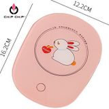  Ly Sư Thỏ Hồng 440ml Kèm Đế Hâm Nóng - ChipChipShop 