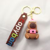  MÓC KHÓA NHỰA CAPYBARA SIZE 6CM - Chipchipshop 