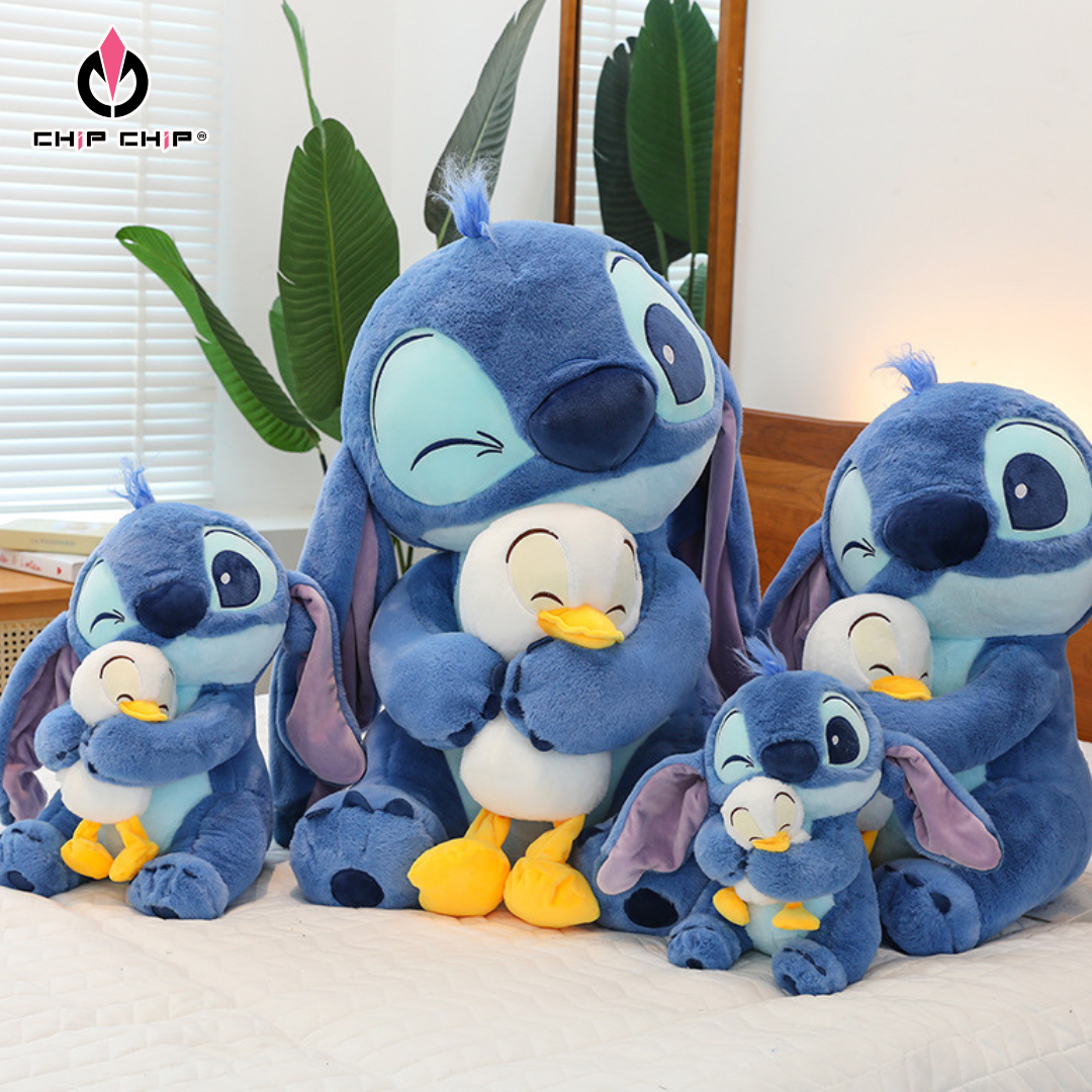  [NEW] GẤU BÔNG STITCH ÔM VỊT - Chipchipshop 