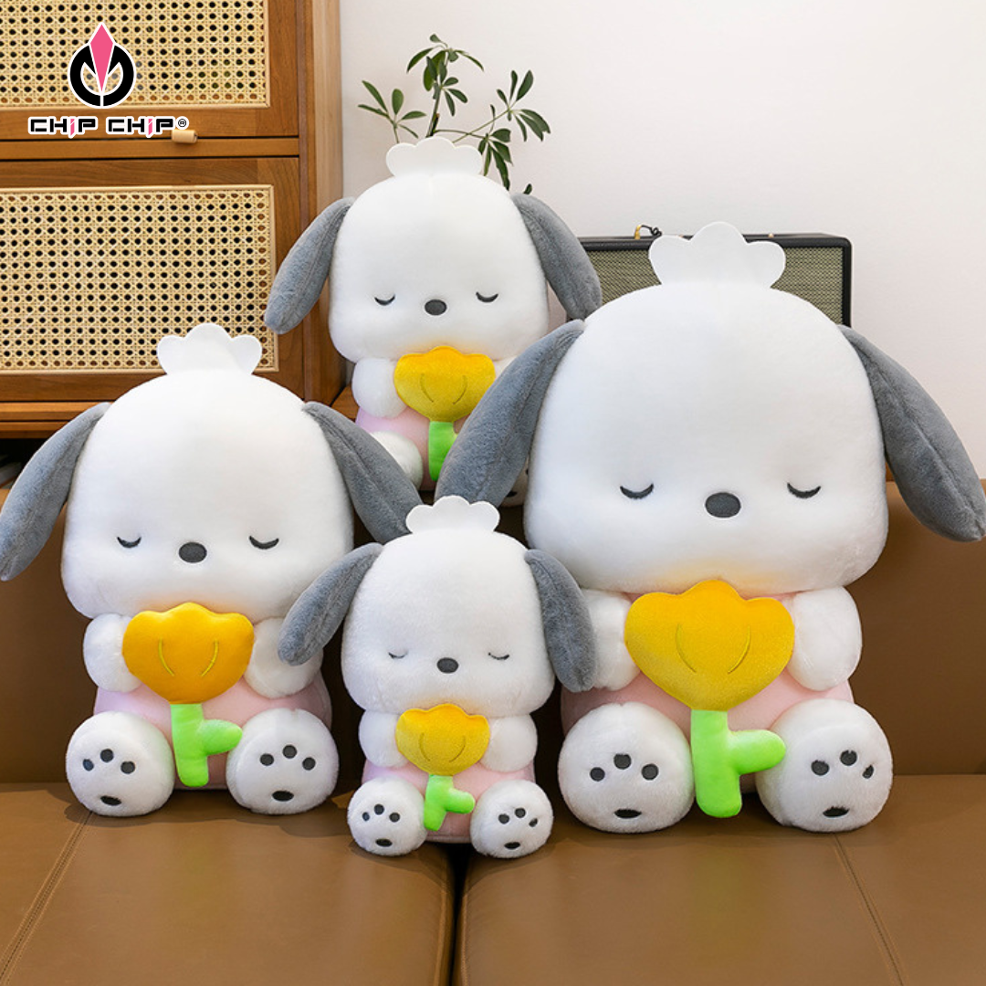  [NEW] GẤU BÔNG THỎ ÔM HOA - Chipchipshop 