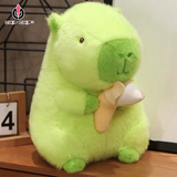  GẤU BÔNG CAPYBARA XANH LÁ CẦM CHUỐI - ChipchipShop 