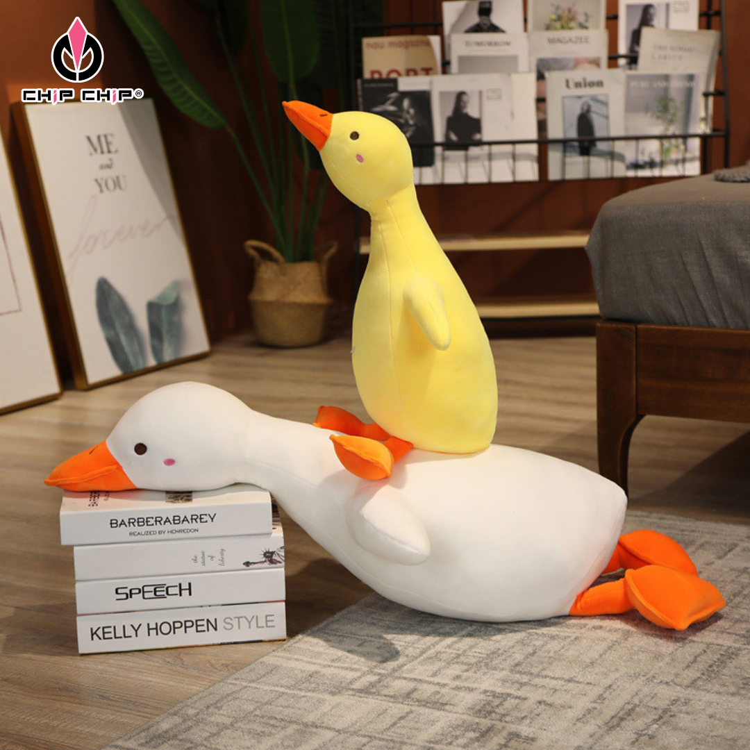  [HOT] GẤU BÔNG VỊT VÀNG NẰM - Chipchipshop 