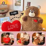  GẤU BÔNG TEDDY LỘN TRÁI TIM ĐÁNG YÊU 2IN1 - CHIPCHIPSHOP 