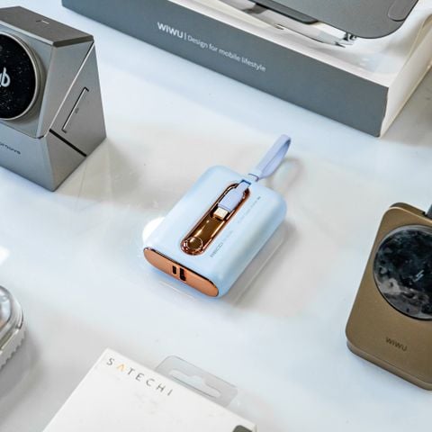  Sạc Dự Phòng Recci RPBP12C – 9000mAh | Sạc Nhanh 22.5W (USB-A) & PD 20W (Type-C) | Đa Cổng Ra (Lightning, Type-C, USB-A) | Thiết Kế Nhỏ Gọn | An Toàn Chống Cháy 