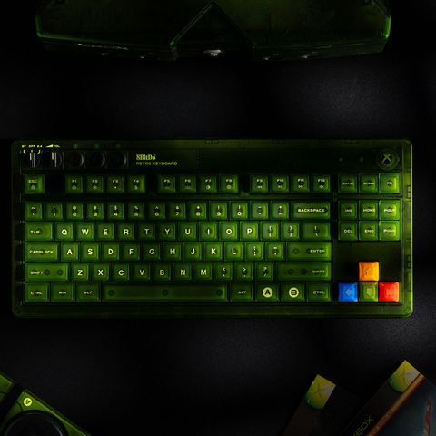  Bàn phím cơ 8BitDo Retro 87 Xbox Edition – Kailh Jellyfish X, LED RGB, Kết nối 3 chế độ, Thiết kế Xbox chính hãng 