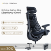 Libernovo Omni – Ghế công thái học tự điều chỉnh chuyển động, ngả lưng 4 chế độ linh hoạt 