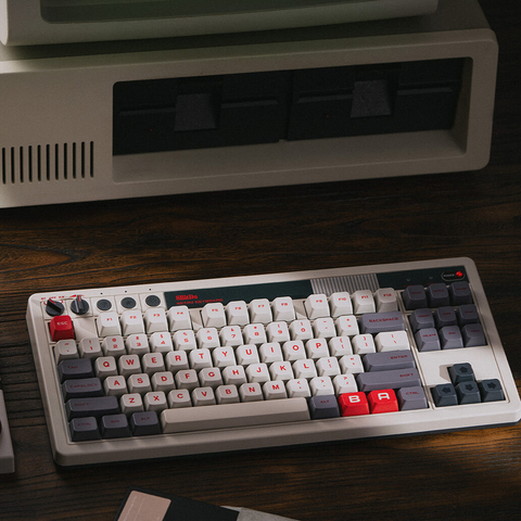  Bàn phím cơ 8BitDo Retro Mechanical Keyboard (N, M & Fami Edition) – 87 phím, 3 chế độ kết nối, Hot‑Swap, Volume Knob 
