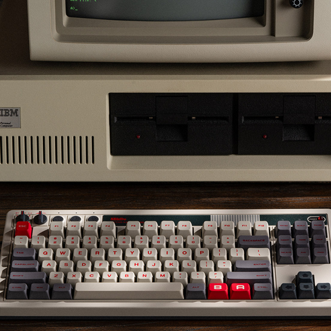 Bàn phím cơ 8BitDo Retro Mechanical Keyboard (N, M & Fami Edition) – 87 phím, 3 chế độ kết nối, Hot‑Swap, Volume Knob 