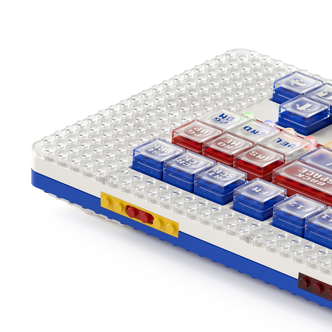  Bàn phím cơ MelGeek Pixel – thiết kế LEGO độc đáo, kết nối không dây đa thiết bị 