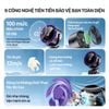  Quạt Mini Cầm Tay S16 Có thể Kẹp Bàn Dung lượng Pin 2400mAh hoạt động đến 8 Giờ 