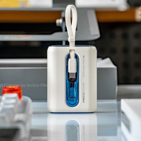  Sạc Dự Phòng Recci RPBP12C – 9000mAh | Sạc Nhanh 22.5W (USB-A) & PD 20W (Type-C) | Đa Cổng Ra (Lightning, Type-C, USB-A) | Thiết Kế Nhỏ Gọn | An Toàn Chống Cháy 