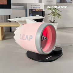 Thiết bị tạo độ ẩm không khí tích hợp quạt để bàn NIKOLATOY - Thiết kế theo mô hình quạt động cơ máy bay