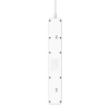  Ổ Cắm Điện Đa Năng LDNIO SC5319 – 5 Ổ Cắm Đa Năng + 3 Cổng USB Sạc Nhanh 38W (PD 20W, QC 18W) | Công Suất 2500W | Dây Nối Dài 2M | Chống Cháy 850°C, Bảo Vệ Toàn Diện 