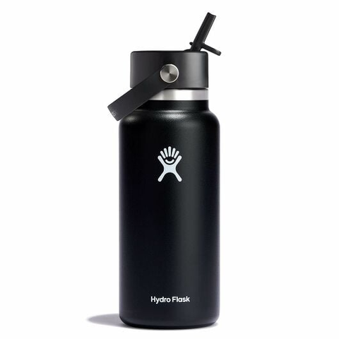  Bình Giữ Lạnh Hydro Flask W32BFS464 Wide Flex Straw Cap 32oz (946ml) – Nắp Hút Flex Straw Tiện Lợi | Giữ Lạnh 24h | Thép 18/8 | Bền Màu Color Last™ 