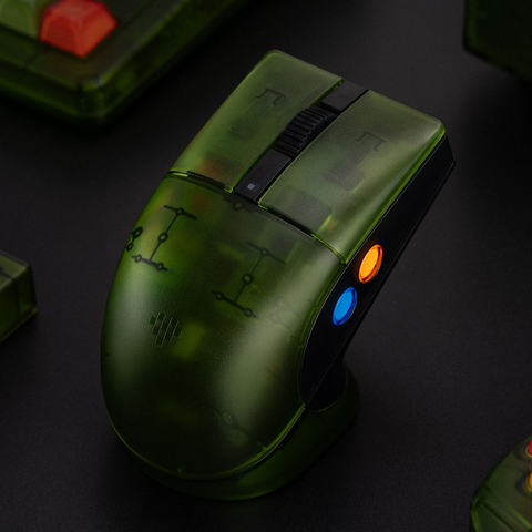  Chuột không dây 8BitDo Retro R8 N, Xbox Edition – Dock sạc, PAW 3395 DPI 26K, Kailh Sword GM X, 4 nút lập trình 