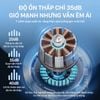  Quạt Mini Cầm Tay S16 Có thể Kẹp Bàn Dung lượng Pin 2400mAh hoạt động đến 8 Giờ 