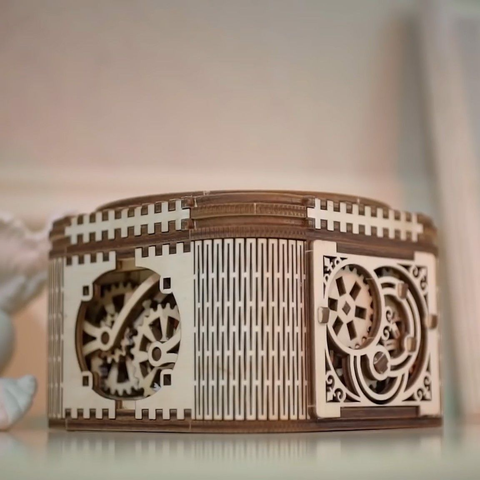  Mô Hình Hộp Cơ Học Pandora Box TNE – Hộp Davinci Gỗ DIY 190 Mảnh, Khóa Bí Ẩn 