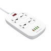  Ổ Cắm Điện Đa Năng LDNIO SC4407 – 4 Ổ Cắm Chấu EU + 4 Cổng USB Sạc Nhanh QC3.0/AUTO-ID 18W | Công Suất 2500W | Dây 2M | Chống Cháy, Đa Bảo Vệ 