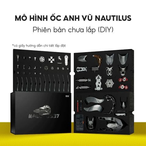  Mô Hình Kim Loại Ốc Anh Vũ NAUTILUS Steampunk | Kiệt Tác Cơ Khí 3D Cao Cấp 