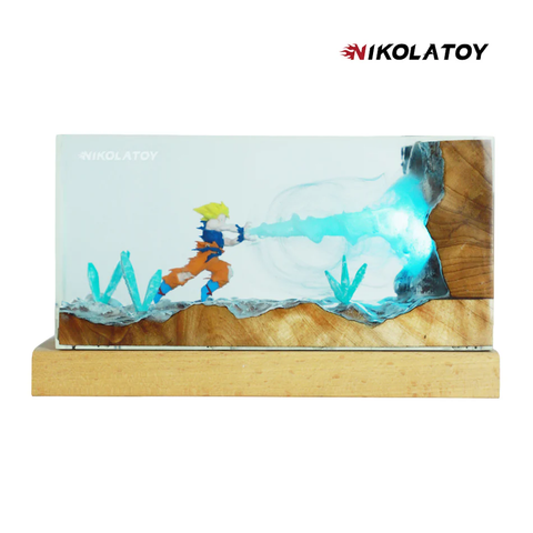  Đèn Nikolatoy Resin RGB Dragon Ball Z Kakarot – Thiết kế sống động, Ánh sáng đa sắc 